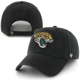 47 Brand Jacksonville Jaguars New Logo Clean-Up Adjustable Slouch Hat Black - 47 brand