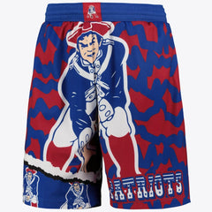 New England Patriots Jumbrotron Sublimated Short Mens - Mitchell & Ness