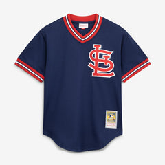 Ozzie Smith St. Louis Cardinals Mitchell & Ness Authentic Batting Practice Jersey Lifestyle