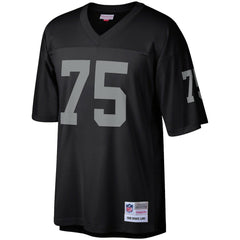 Howie Long Las Vegas Raiders Retired Player Legacy Replica Jersey Black - Mitchell & Ness