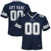 Dallas Cowboys Youth Custom Game Jersey Navy - Nike