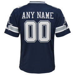 Dallas Cowboys Youth Custom Game Jersey Navy - Nike
