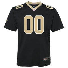 New Orleans Saints Youth Custom Game Jersey Black - Nike
