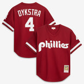 Lenny Dykstra Philadelphia Phillies Mitchell & Ness Authentic Batting Practice Jersey Clearance