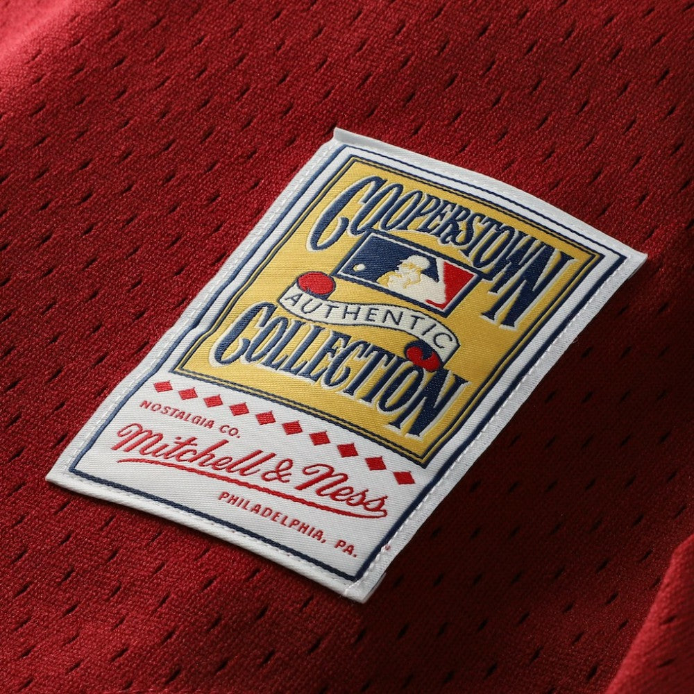 Lenny Dykstra Philadelphia Phillies Mitchell & Ness Authentic Batting Practice Jersey - Scarlet | MLB Jerseys