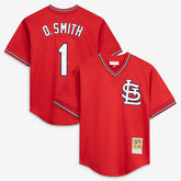 Ozzie Smith St. Louis Cardinals Mitchell & Ness Authentic Batting Practice Jersey Near Me