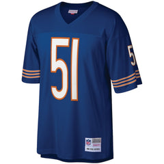 Dick Butkus Chicago Bears Retired Player Legacy Replica Jersey Navy - Mitchell & Ness