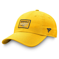 Nashville Predators - Fanatics Authentic Pro Prime Adjustable Hat – Gold