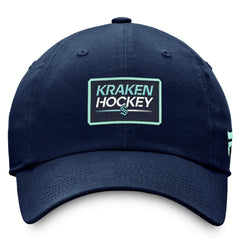 Seattle Kraken Fanatics Authentic Pro Prime Adjustable Hat – Deep Sea Blue