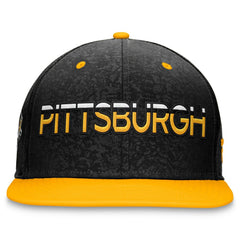Pittsburgh Penguins Fanatics Authentic Pro Rink Two-Tone Snapback Hat – Black/Gold
