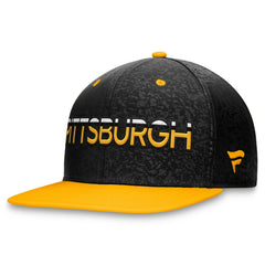 Pittsburgh Penguins Fanatics Authentic Pro Rink Two-Tone Snapback Hat – Black/Gold