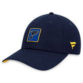 St. Louis Blues - Fanatics Authentic Pro Rink Adjustable Hat Navy