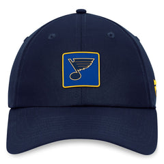 St. Louis Blues - Fanatics Authentic Pro Rink Adjustable Hat Navy