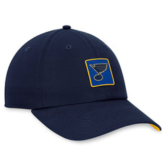 St. Louis Blues - Fanatics Authentic Pro Rink Adjustable Hat Navy
