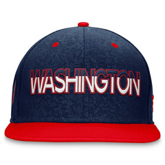 Washington Capitals Fanatics Authentic Pro Rink Two-Tone Snapback Hat – Navy/ Red