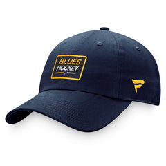 St. Louis Blues - Fanatics Women's Authentic Pro Rink Adjustable Hat Navy