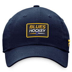 St. Louis Blues - Fanatics Women's Authentic Pro Rink Adjustable Hat Navy