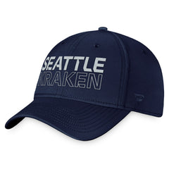 Seattle Kraken Fanatics Authentic Pro Road Flex Hat – Deep Sea Blue