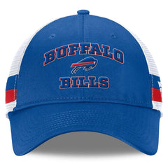 Buffalo Bills Fundamentals Side Stripe Trucker Adjustable Hat Royal/White - Fanatics