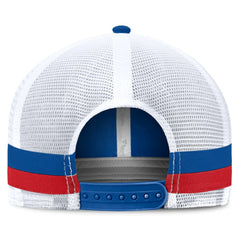 Buffalo Bills Fundamentals Side Stripe Trucker Adjustable Hat Royal/White - Fanatics