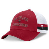 Tampa Bay Buccaneers Fundamentals Side Stripe Trucker Adjustable Hat Red/White - Fanatics