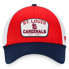 St. Louis Cardinals Fanatics Two-Tone Patch Trucker Adjustable Hat Sale