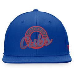 Chicago Cubs Fanatics Circle Script Snapback Hat Clearance