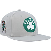 Mitchell & Ness - Boston Celtics Side Core 2.0 Snapback Hat - Gray