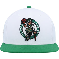 Mitchell & Ness - Boston Celtics Side Core 2.0 Snapback Hat - White/Green