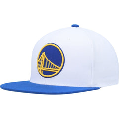 Mitchell & Ness - Golden State Warriors Side Core 2.0 Snapback Hat - White/Royal