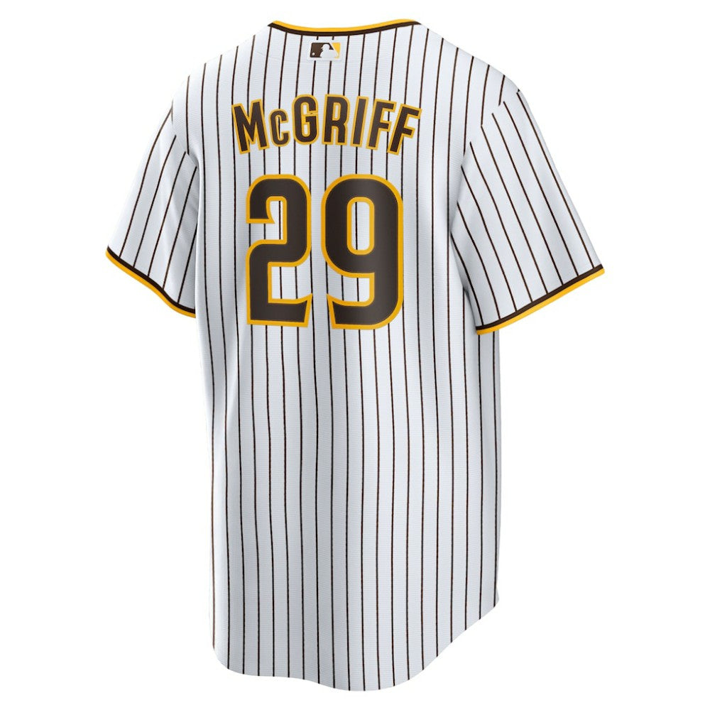 Fred McGriff San Diego Padres Nike Home Retired Player Replica Jersey - White | MLB Jerseys
