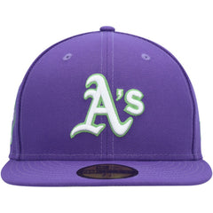 Athletics New Era Lime Side Patch 59FIFTY Fitted Hat Lifestyle
