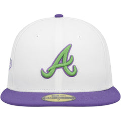 Atlanta Braves New Era Side Patch 59FIFTY Fitted Hat Clearance