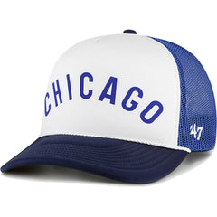 Chicago Cubs '47 Foam Front Script Trucker Snapback Hat Sale