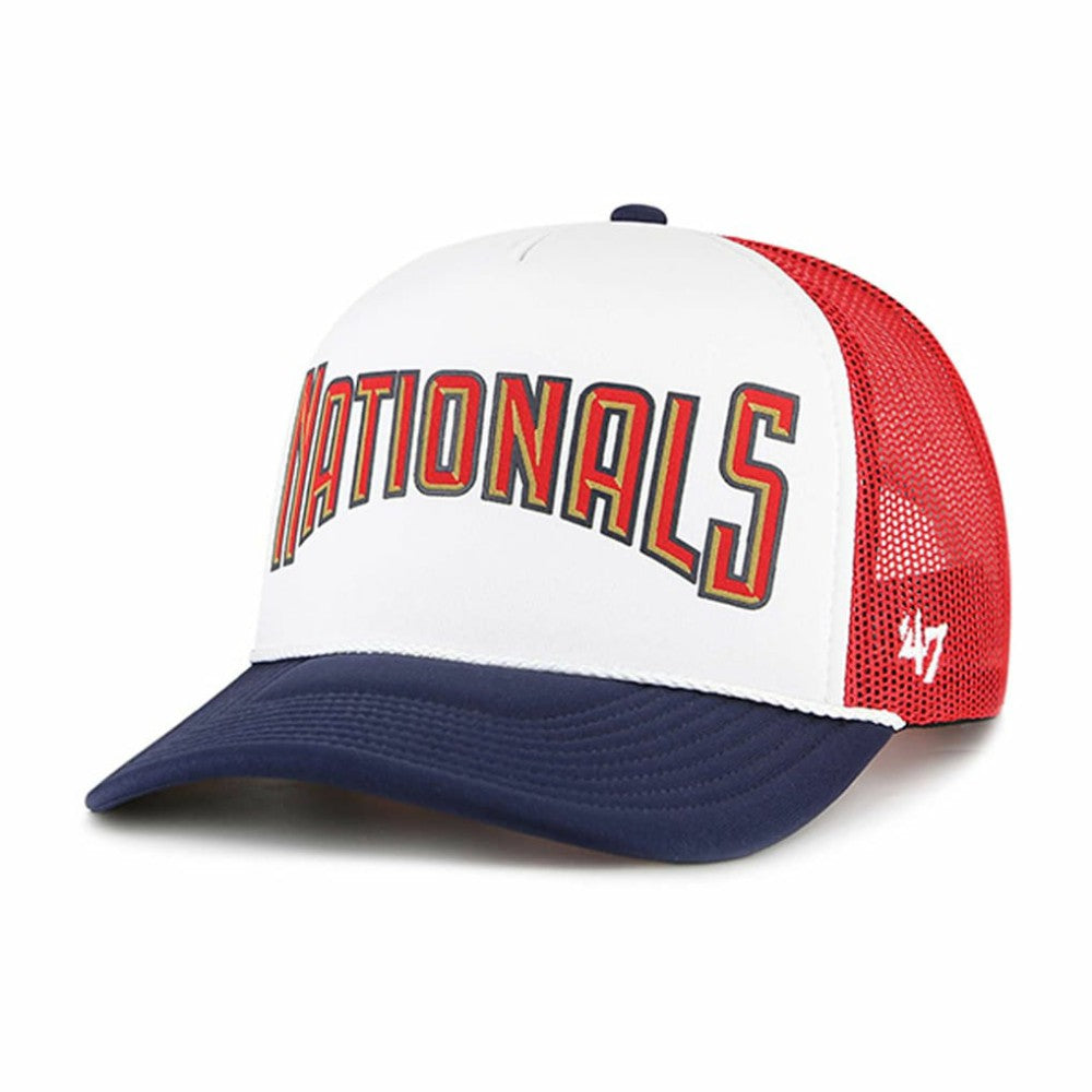 Washington Nationals '47 Foam Front Script Trucker Snapback Hat for sale