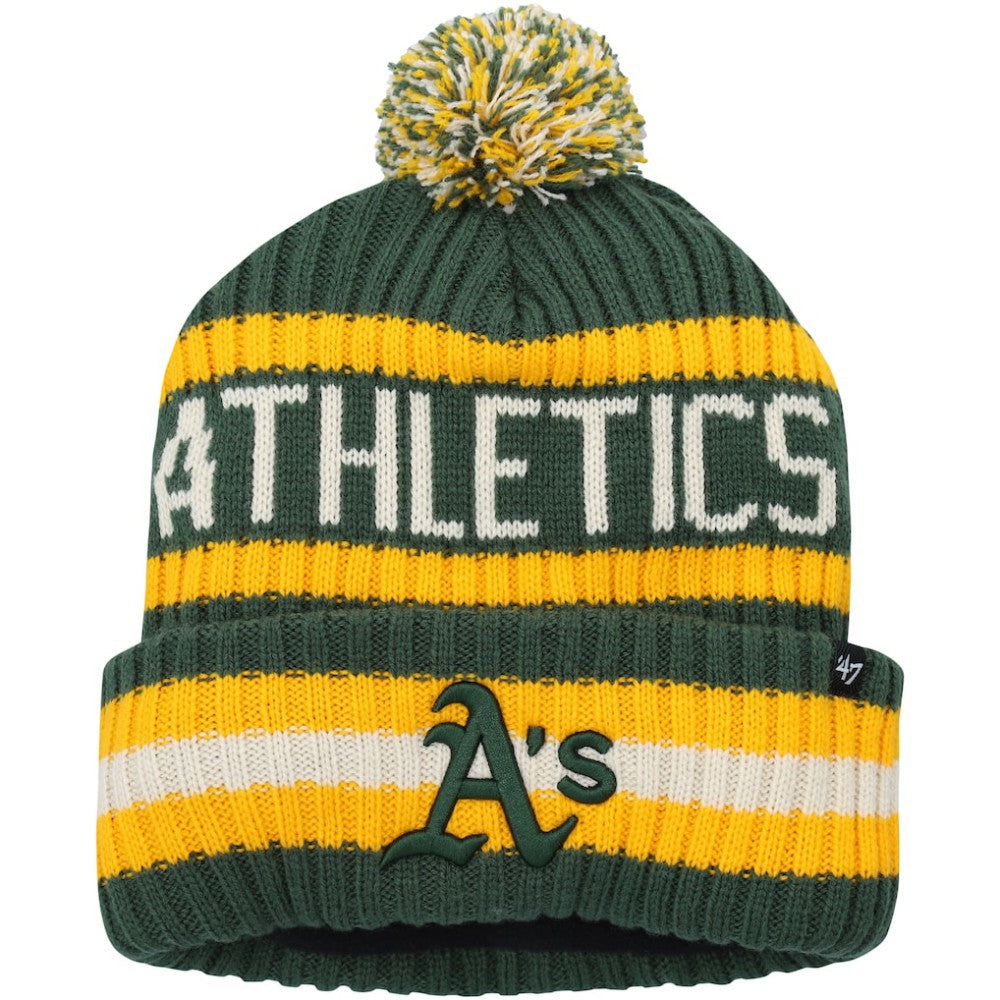 Athletics '47 Bering Cuffed Knit Hat with Pom Sale