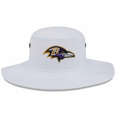 Baltimore Ravens New Era 2023 NFL Training Camp Panama Bucket Hat White - NFL