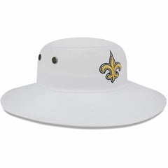 New Orleans Saints New Era 2023 NFL Training Camp Panama Bucket Hat White - NFL