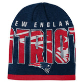 New England Patriots Youth Legacy Beanie Navy - NFL