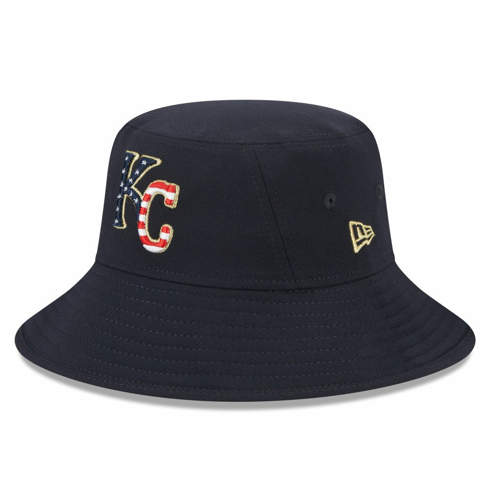 Kansas City Royals New Era 2023 Fourth of July Bucket Hat On Sale