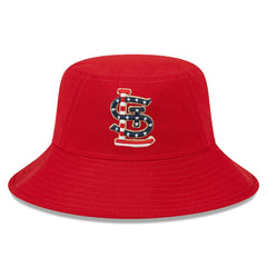 St. Louis Cardinals New Era 2023 Fourth of July Bucket Hat Lifestyle