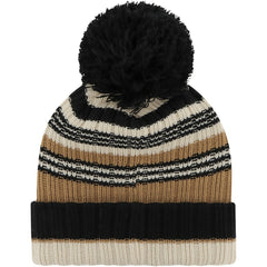 Las Vegas Raiders '47 Women's Barista Cuffed Knit Hat with Pom Natural - 47 brand