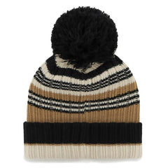 New York Jets '47 Women's Barista Cuffed Knit Hat with Pom Natural - 47 brand