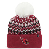 Arizona Cardinals '47 Women's Elsa Cuffed Knit Hat with Pom Cardinal - 47 brand