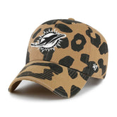 Miami Dolphins '47 Women's Rosette Clean Up Adjustable Hat Tan - 47 brand