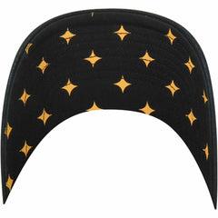 Pittsburgh Steelers '47 Women's Confetti Icon Clean Up Adjustable Hat Black - 47 brand