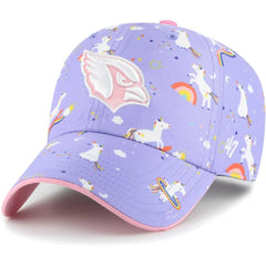 Arizona Cardinals '47 Girls Preschool Unicorn Clean Up Adjustable Hat Lavender - 47 brand
