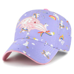 Baltimore Ravens '47 Girls Preschool Unicorn Clean Up Adjustable Hat Lavender - 47 brand