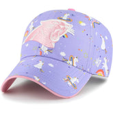 Carolina Panthers '47 Girls Preschool Unicorn Clean Up Adjustable Hat Lavender - 47 brand