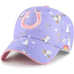 Indianapolis Colts '47 Girls Preschool Unicorn Clean Up Adjustable Hat Lavender - 47 brand